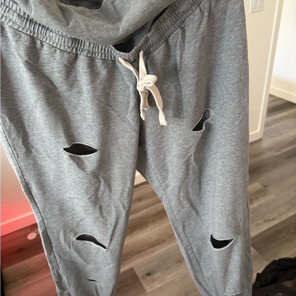 Gray maternity  Jogger Pants